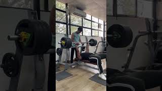 • 100 kg bench press count rep 🦍 powerlifting benchpress viralvideo youtubeshorts gym gym [upl. by Moreville]