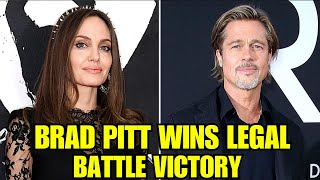 Brad Pitt Wins Major Victory in Legal Battle with Angelina Jolie [upl. by Ivek]