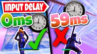 0 DELAY IN FORTNITE  WENIGER INPUT LAG UND MEHR FPS [upl. by Eiram909]