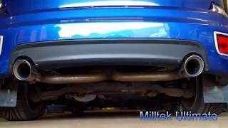 Milltek Non Res vs Milltek Ultimate ST225 [upl. by Schouten566]