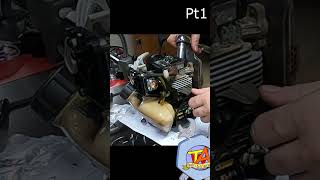 weedwhacker timing and valve spacing Pt1 diy ohv [upl. by Sorrows]