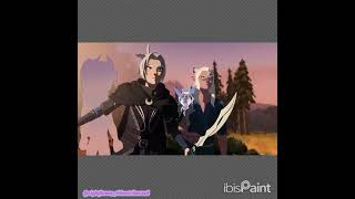 The Dragon Prince New OC  SpoilersIbispaintXMy arts [upl. by Nodgnal138]