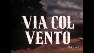 Via col Vento 1939  Titoli di testa e chiusura VHS rip rai1 anni 90 [upl. by Acnairb376]