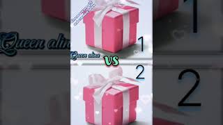 GIFT 1 VS GIFT 2   SHORTS  Chooae your gift  korean girl S girl  tere naam song choosy yt [upl. by Rawdon]