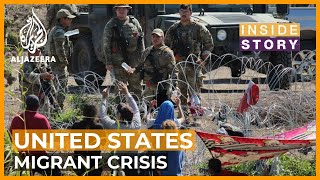 Why are more migrants trying to cross the US southern border  Inside Story [upl. by Dlorej]