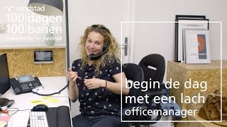 Wat doet een officemanager Loop een dag mee  Randstad  Dag 52 [upl. by Grous38]