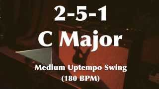 251 Jazz Practice  Medium Fast Swing Backing Track C [upl. by February171]