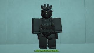 Roblox Blacksite Zeta Specialized Response Squad Operator Avatar Build [upl. by Avehs770]