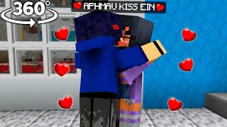 😍 APHMAU KISS EIN NEW BOYFRIEND  Minecraft 360° [upl. by Suiram]