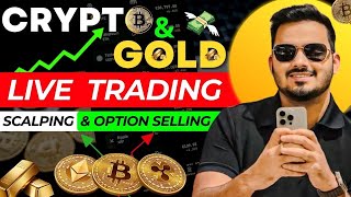 Crypto Live Trading  8 OCTOBER  thetraderoomsss bitcoin ethereum cryptotrading [upl. by Ahsimot]