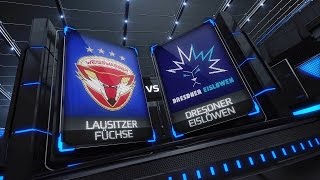 DEL2 Highlights 8 Spieltag  Lausitzer Füchse vs Dresdner Eislöwen [upl. by Modeste]