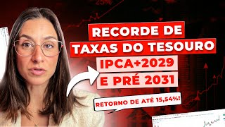 DISPARADA das taxas do Tesouro Direto Oportunidade de ganho de até 1554 com a marcação a mercado [upl. by Leak]