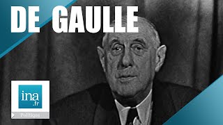 Conférence de presse Du Général De Gaulle du 05091961  Archive INA [upl. by Thirion]