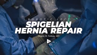 Robot Assisted Ventral Hernia Repair Spigelian  Preview [upl. by Prakash837]