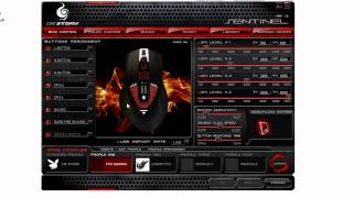 how to setup Rapid Fire button on CM Storm Sentinel Advanced [upl. by Absalom]