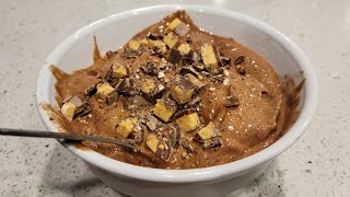 low calorie anabolic chocolate ice cream easy DIY 200 calories [upl. by Andriana]