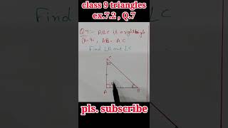 triangles class 9 chapter 7viralvideo youtubeshorts triangle [upl. by Ardnnek655]