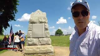 Hanks Take 4th of July study on the lessons of history in Gettysburg Video WTXF [upl. by Nosrettap]