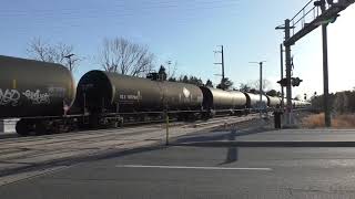 Norfolk Southern 64A Ethanol Train In Manassas Va 33118 [upl. by Vevine43]