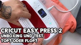 Cricut Easy Press 2 Unboxing Test Deutsch  Top oder Flop Lohnt sich der Kauf der Transfer Presse [upl. by Kathy]