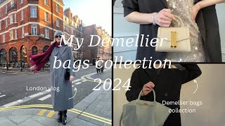 MY DEMELLIER BAGS COLLECTION REVIEW  ARE THEY WORTH IT  LONDON VLOGEVA MCMAHON [upl. by Tur]