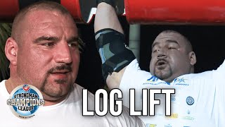 155KG Log Lift Reps Dominated By Strongman Ervin Katona I Strongman Champions League [upl. by Berton261]