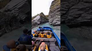 Skippers Canyon Jet Boat – Shotover River near Queenstown New Zealand nz nztravel newzealand [upl. by Baelbeer]