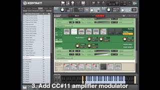 Adding MIDI CC 11 to Sample Libraries in Kontakt [upl. by Drucie868]