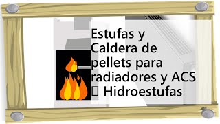 Estufas y Caldera de pellets para radiadores y ACS ▷ Hidroestufas [upl. by Nanerb]