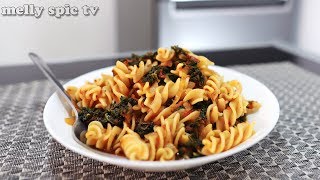 how to make kale pastaመኮረኒ በጉመነ [upl. by Diogenes790]