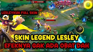 Skin Lesley Legend Angelic Agent‼️EFEKNYA KEREN PARAH‼️BUILD LESLEY TERSAKIT 2024 [upl. by Arinayed]