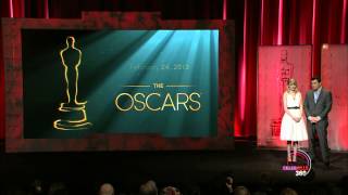 Oscar Nomination Announcements [upl. by Illek]