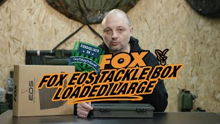 Fox EOS Carp Tackle Box Loaded Large  Consigliato da Carpfishingonline 158 [upl. by Arrik919]