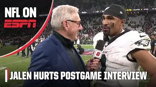 Jalen Hurts says Eagles have ‘a lot to learn’ from tape after Eagles’ win vs Packers  NFL on ESPN [upl. by Eelyram]