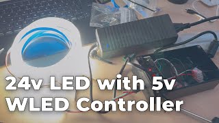 Simple 24v Pixel LED and 5v WLED Setup [upl. by Efar976]