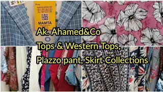 A kAhamed amp CoTops amp Western Tops Plazzo pant Skirt Collections [upl. by Tirrell]