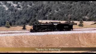 Newly restored ATampSF 2102 Steam Locomotive 900 climbs up the Colorado side of Raton Pass [upl. by Osnofledi]