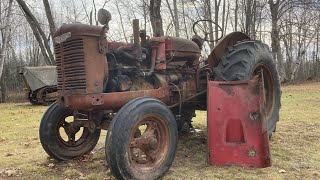 WILL IT START 1948 McCormickDeering W4 Tractor Rescue  Lets See What We Bought [upl. by Attenreb333]