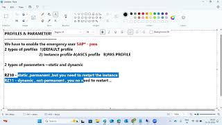 SAP  SAP profile parameters  RZ10 amp RZ11 [upl. by Anerak443]