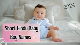 Trending Short Hindu Baby Boy Names with Meanings [upl. by Ingra]