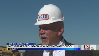 MCSS Breaks Ground On New Intermediate School  Oct 11 2024  News 19 at 6 pm [upl. by Cresa]