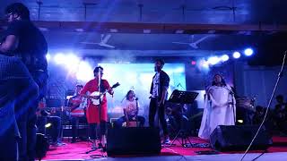 Anagona । Had a great jaming at UIU unplugged 6।Sikder Bashudev amp Band Duylok।Paban Das Baul Song [upl. by Inotna42]