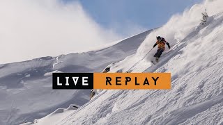 LIVE WEBCAST  Freeride World Tour Kicking Horse Golden BC 2019 [upl. by Hsitirb]