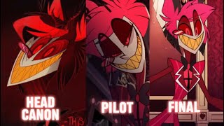 HAZBIN  HEADCANON VOICES VS PILOT VOICES VS FINAL VOICES [upl. by Atteuqram]