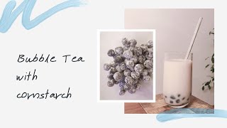 How to make Bubble Tea without Tapioca I Homemade Boba Pearls [upl. by Aiel]