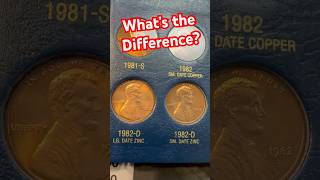 How To Tell The Difference  1982 Small Date and Large Date Pennies [upl. by Sylvan603]