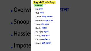 English Vocabulary  WordMeaning  Vocabulary  English Viral shorts ytshorts letpractix [upl. by Akenn]