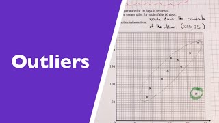 Outliers What Is An Outlier On A Scatter Graph And How To Find Them [upl. by Mellen26]