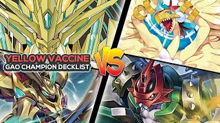 DCGO Magnamon X Yellow Vaccine vs Paildramon amp Ragnaloardmon  Digimon TCG Digimon Simulator [upl. by Griseldis750]