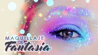 Maquillaje de Fantasia ♡ Ojitos de Sirena Resubido cc ♡ Youli [upl. by Alatea]